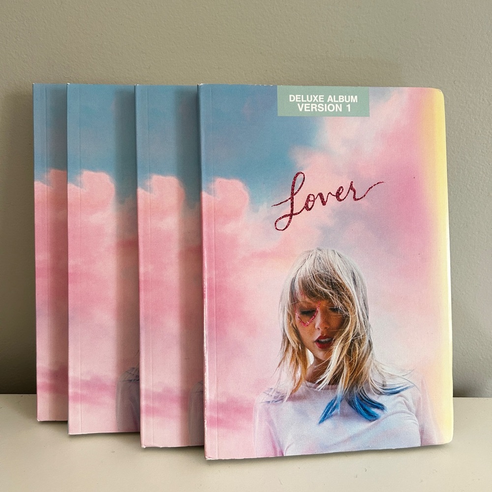 Taylor Swift Lover Deluxe Album Versions 1-4
